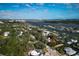 Aerial view showcasing the home's location and water access at 1207 Magnolia St, New Smyrna Beach, FL 32168