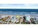 Aerial view showcasing beach house location at 1309 Hill St, New Smyrna Beach, FL 32169