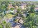 Aerial view of home with circular driveway at 142 Jean Francis Ln, Port Orange, FL 32127