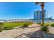 Pathway to beach and resort style pool at 1571 S Atlantic Ave # 4110, New Smyrna Beach, FL 32169