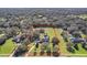 Aerial view of property showing large lot size and surrounding homes at 182 Kentucky Blue Cir, Apopka, FL 32712