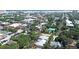 Aerial view showing the property's location near the beach at 221 Columbus Ave, New Smyrna Beach, FL 32169