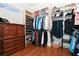 Large walk-in closet with ample shelving and hanging space at 221 Columbus Ave, New Smyrna Beach, FL 32169