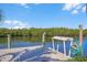 Serene dock with water access and views at 236 Quay Assisi, New Smyrna Beach, FL 32169