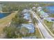 Aerial view of waterfront community at 2817 Bay Side Dr, New Smyrna Beach, FL 32168