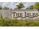 Community entrance sign for The Isles at Venetian Bay at 2870 Isles Way, New Smyrna Beach, FL 32168