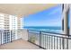 Ocean view from private balcony at 2947 S Atlantic Ave # 1105, Daytona Beach Shores, FL 32118