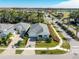 Aerial view of house, highlighting curb appeal and neighborhood at 3037 Borassus Dr, New Smyrna Beach, FL 32168