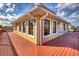 Deck with corner view of the house at 3726 S Atlantic Ave, New Smyrna Beach, FL 32169