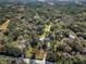 Aerial view of property showing home and expansive land at 384 W Ariel Rd, Edgewater, FL 32141