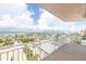 Balcony view overlooking the city, featuring houses, roads, and waterways at 3851 S Atlantic Ave # 701, Daytona Beach Shores, FL 32118