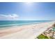 Beautiful beach view from above at 3851 S Atlantic Ave # 701, Daytona Beach Shores, FL 32118