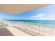 Oceanfront balcony showcasing expansive beach and ocean views at 3851 S Atlantic Ave # 701, Daytona Beach Shores, FL 32118