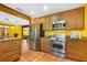 Well-equipped kitchen featuring stainless steel appliances at 4045 Jason St, New Smyrna Beach, FL 32168