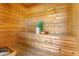 Private sauna with wood paneling, creating a relaxing space at 4045 Jason St, New Smyrna Beach, FL 32168