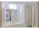 Bathroom with sink, vanity, and mirrored closet at 4150 S Atlantic Ave # 112C, New Smyrna Beach, FL 32169