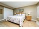 Spacious bedroom with a king-size bed and plenty of closet space at 4799 S Atlantic Ave # 3030, Ponce Inlet, FL 32127