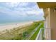 Balcony boasting panoramic ocean and beach views at 4799 S Atlantic Ave # 3030, Ponce Inlet, FL 32127