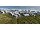 Aerial view showing community and beach access at 5300 S Atlantic Ave # 17-206, New Smyrna Beach, FL 32169