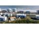 Aerial view of building near beach access at 5300 S Atlantic Ave # 17-206, New Smyrna Beach, FL 32169