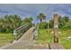 Convenient boardwalk path to the sandy beach at 5300 S Atlantic Ave # 17-206, New Smyrna Beach, FL 32169