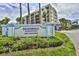 Oceanwalk Condominiums signage at entrance at 5300 S Atlantic Ave # 17-206, New Smyrna Beach, FL 32169