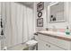 Well-lit bathroom featuring a vanity with good countertop space at 5340 Bear Corn Run, Port Orange, FL 32128