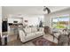 Bright living room features tons of natural light and an open layout at 5340 Bear Corn Run, Port Orange, FL 32128