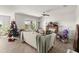 Bright living room features an abundance of natural light and fireplace at 5340 Bear Corn Run, Port Orange, FL 32128