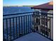 Waterfront balcony view with bridge and cityscape in background at 654 Marina Point Dr # 654, Daytona Beach, FL 32114