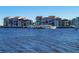 Stunning waterfront view of colorful buildings and boats at 654 Marina Point Dr # 654, Daytona Beach, FL 32114