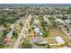 High-angle view of the property and surrounding neighborhood at 705 Wayne Ave, New Smyrna Beach, FL 32168