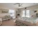 Serene bedroom with a double bed and ocean themed decor at 708 Ocean Ave, New Smyrna Beach, FL 32169