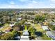 Aerial view highlighting the home's location in a neighborhood at 729 N Flamingo Dr, Daytona Beach, FL 32117