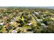 Aerial view of the home and its surrounding neighborhood at 729 N Flamingo Dr, Daytona Beach, FL 32117