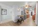 Casual dining area with a small table and chairs near the kitchen at 729 N Flamingo Dr, Daytona Beach, FL 32117