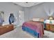 Bright bedroom with double bed and ample closet space at 987 Mori Ct, Port Orange, FL 32127