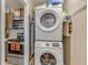 Convenient laundry room with stackable washer and dryer at 1339 N Fowler Dr, Deltona, FL 32725