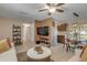 Living room, dining area and kitchen with modern decor at 1339 N Fowler Dr, Deltona, FL 32725