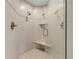 Large walk-in shower with glass enclosure at 1705 S Atlantic Ave # 302, New Smyrna Beach, FL 32169