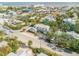 Aerial view of home near the beach at 201 S Cooper St, New Smyrna Beach, FL 32169