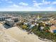 Aerial view showcasing home's location near the beach at 2302 S Atlantic Ave, New Smyrna Beach, FL 32169