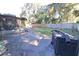 Large backyard with grassy area and wooden fence at 2309 Lime Tree Dr, Edgewater, FL 32141