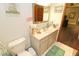 Clean bathroom with updated vanity and fixtures at 2309 Lime Tree Dr, Edgewater, FL 32141