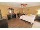 Spacious Primary bedroom with ample closet space and a king-size bed at 2309 Lime Tree Dr, Edgewater, FL 32141