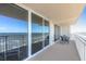 Spacious balcony boasting stunning ocean views and comfortable seating at 2545 S Atlantic Ave # Ph4, Daytona Beach, FL 32118