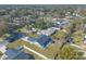 Aerial view of the house and surrounding area at 2717 Needle Palm Dr, Edgewater, FL 32141