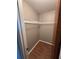 Closet with wire shelving and wood-look flooring at 2723 Juniper Dr, Edgewater, FL 32141