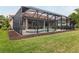 Screened pool with spa and covered lanai at 2824 S Asciano Ct, New Smyrna Beach, FL 32168