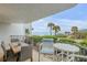 Private balcony overlooking the ocean, seating for six at 3001 S Atlantic Ave # 501, New Smyrna Beach, FL 32169